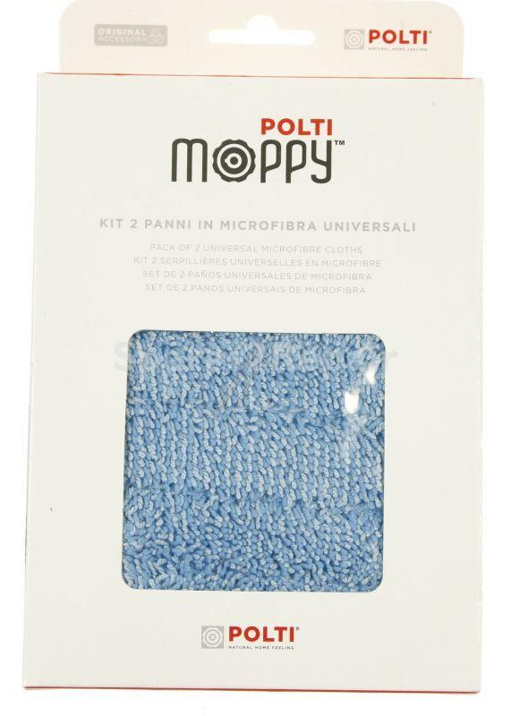 Polti Vacuum Cleaner Nozzle - Paeu0342 Kit 2 Cloths For Moppy