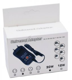 Classic Stabilized Power Supply - 30watt Pse50245eu Universal Adapter 3v-12v Max 2100ma (euro Plug)