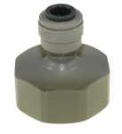 John Guest Hose Coupling For Drinking Water Systems - Ci320816s Tap Adaptor 1-4 X 3-4