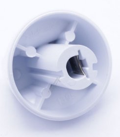 Button - C00384503 482000092124 Gas Burners Knob White Whirlpool [Whirlpool Indesit]