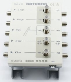 Kathrein 8 Way Splitter Sat/terr/wb - Ebx 2520 Sat-zf-verteiler 5-862 U. 4 X 950-2150 Mhz