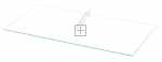 Glass Panel - 1044673 Glass Shelf 409x148x3 [Amica]