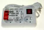 Inotech 7 Way Socket Outlet Switch - Bloc 4x6a + 3x16a Blanc