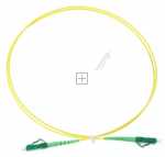 Logilink Optical Plug/optical Plug - Fibre Simplex Patch Cord, Os2 Sm G.657.a2, Lc-apc To Lc-apc, 1 M