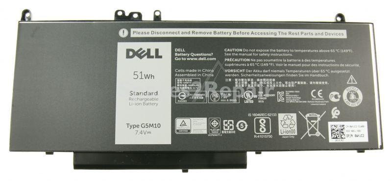 Dell Laptop Battery - G5m10 451-bbln Dell Battery 4 Cells 51whr