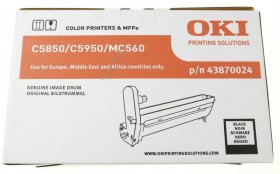 Oki Drum Assembly - 43870024 Drum Unit Black 20k