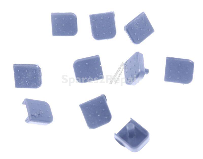 Rubber Foot - C00662505 488000662505 Sp Hob Rubber Grid 11x12x9mm 10 [Whirlpool Indesit]