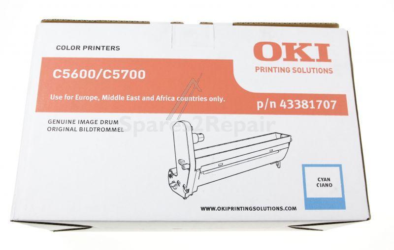 Oki Drum Assembly - 43381707 Drum Unit Cyan 20k