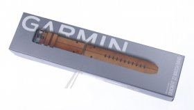 Garmin Wristbands For Smartwatch - 010-12863-05 Garmin Replacement Wristband Quickfit 22mm Leather Brown-slate Gray