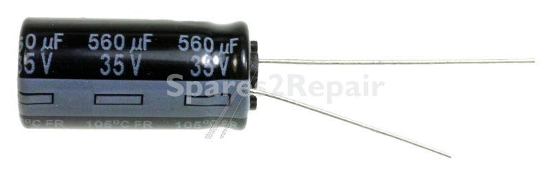 Panasonic 35v Radial Electrolytic 105 De - 560uf-35v Elko Radial Pan Capacitor 105° 10x20mm