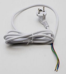 Mains Power Lead - Ss-9100041652 Vde Power Cable White [Groupe SEB]