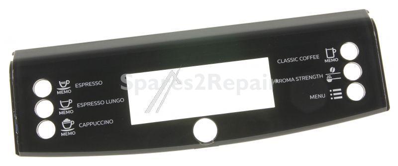Saeco Operating Unit Screen - 421944043391 Display Front Panel S-scr blk Smra-t