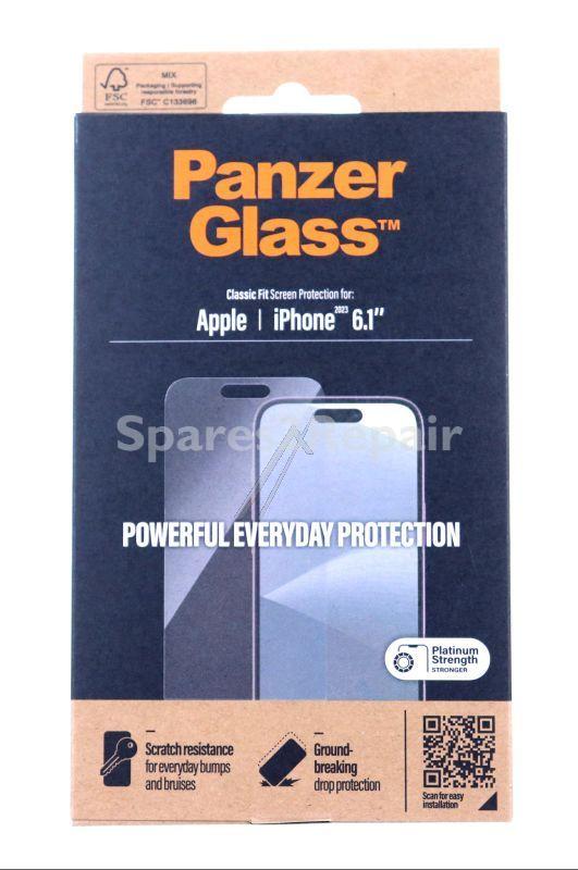 Panzerglass Display Protective Film - 2805 Panzerglass Screen Protector Iphone 15 | Classic Fit
