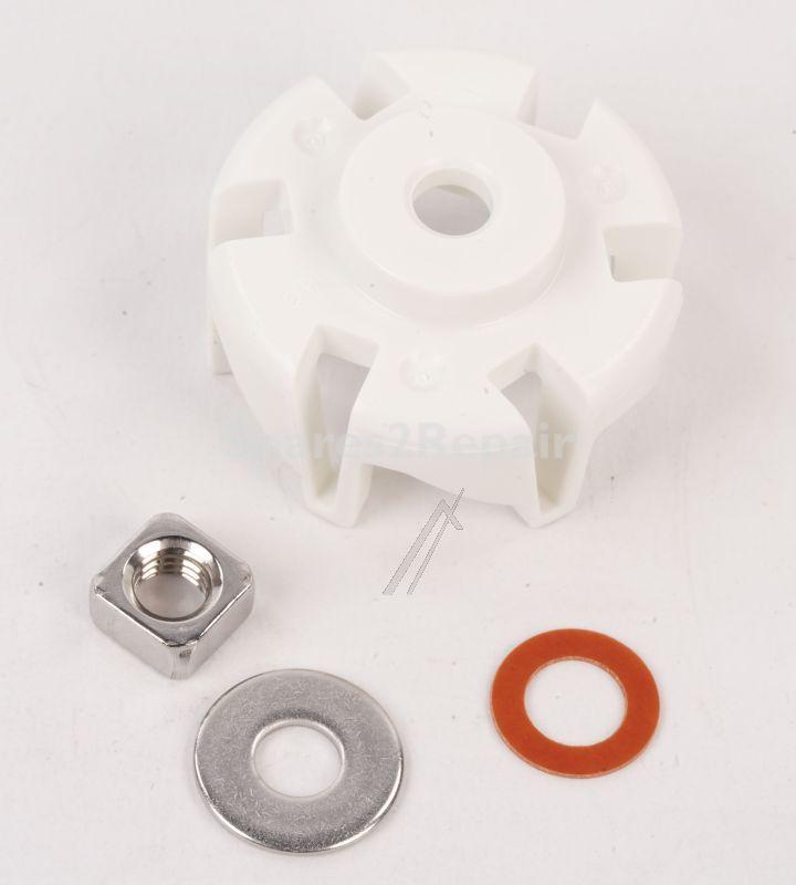 Saeco Mechanism Parts - 642001008227 Connecting Wheel Complete White