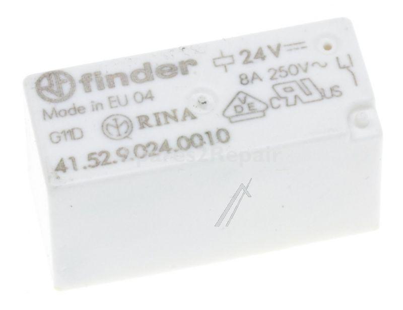 Finder Pcb Relay To 24v - 24vdc 8a-250vac 41 52 9 024 0010 Relay 2 Pole Co