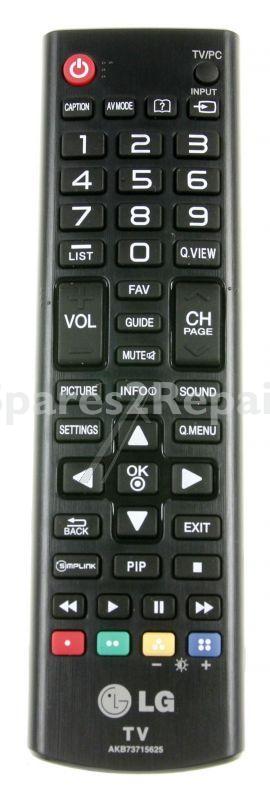 Lg Ir-remote Control - Remote Controller Assembly - AKB73715625