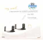 Mywall Ls Wall Mount - Hs 46 W Wall Mount For Sonos Era 100 2 Pieces White