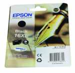 Epson Cartridge - 16xl C13t16314010 Ink Cartridge Black 12 9ml