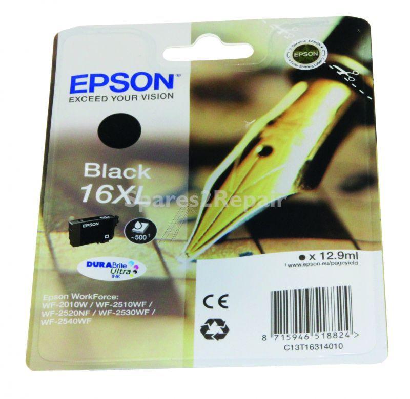 Epson Cartridge - 16xl C13t16314010 Ink Cartridge Black 12 9ml