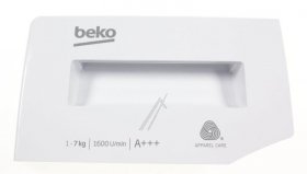 Detergent Dispenser Cover - 2420709516 C00896137 Detergent Drawer Front Cover Assembly [Arcelik]