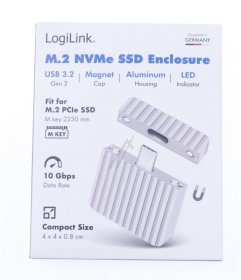 Logilink Hard Drive Enclosure M.2 - Ua0423 Usb-c Gehause Fur M 2 Nvme Ssd Festplatten