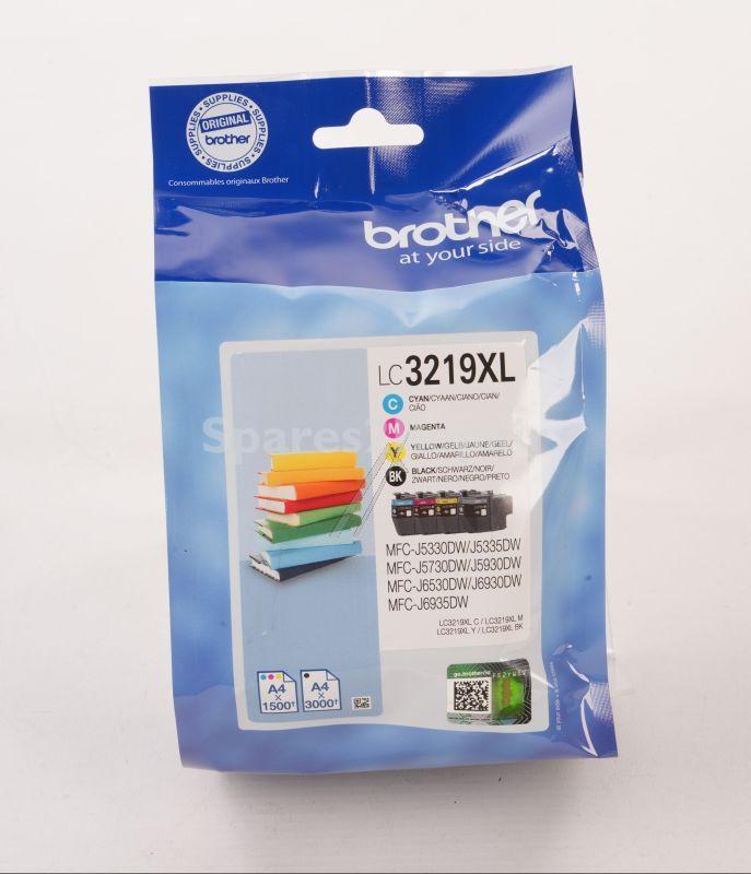 Brother Toner Cartridge - Lc3219xlval Brother Ink Lc3219xlval-lc-3219xlval Xl Multipack In Blister Bk c m y