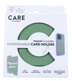 Panzerglass Leather Bag Gsm - 1448 Care Fashionable Card Holder Green Iphone