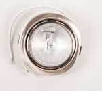 Tecnowind Halogen Lamp - Spk0931 Halogen Lamp Cir A073601 Halogen 20w Flat Par Inclined Nickel Brushed