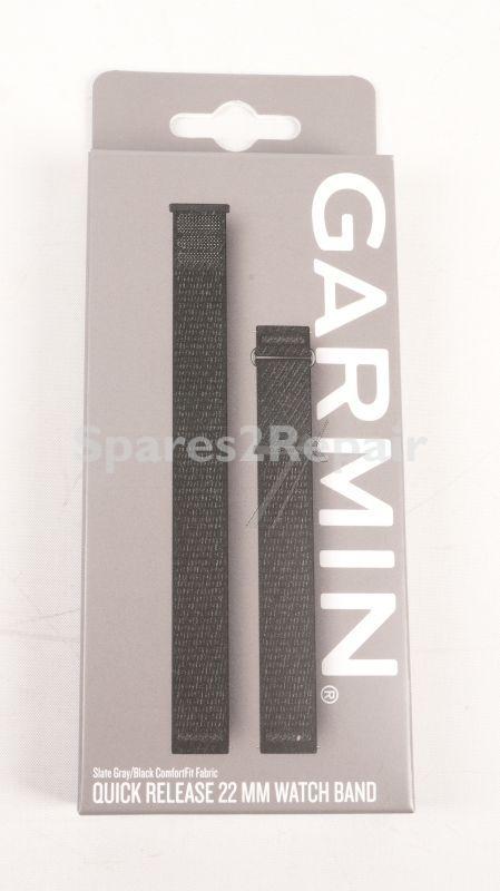 Garmin Fitness Wristbands - 010-14400-08 Garmin Quick Release Strap 22mm Black-slate Gray