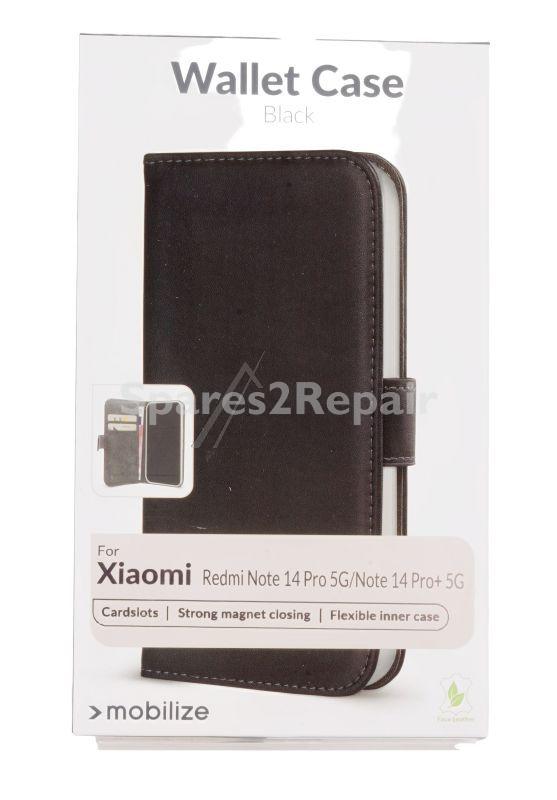 Mobilize Leather Bag Gsm - 80330 Mobilize Classic Gelly Wallet Book Case Xiaomi Redmi Note 14 Pro Black