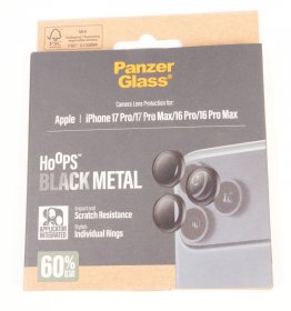 Panzerglass Display Protective Film - Pg43455 Panzerglass Hoops Black Camera Lens Protector Iphone 17 Pro | Iphone 17 Pro Max | Iphone 16 Pro | 16 Pro Max