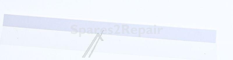 Fixings And Brackets - C00278422 482000087654 Mylar Display E0 Openspace Big Cavity [Whirlpool Indesit]