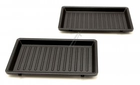 Saeco Grill Pan - 642001006316 Grill Plate (x2)