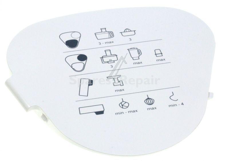 Flap - Kw714171 Outlet Cover Medium Speed White Km282 [Delonghi]
