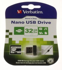 Verbatim Usb-stick 2.0 - Usb Drive 2.0 Nano 32gb Store´n´ Stay