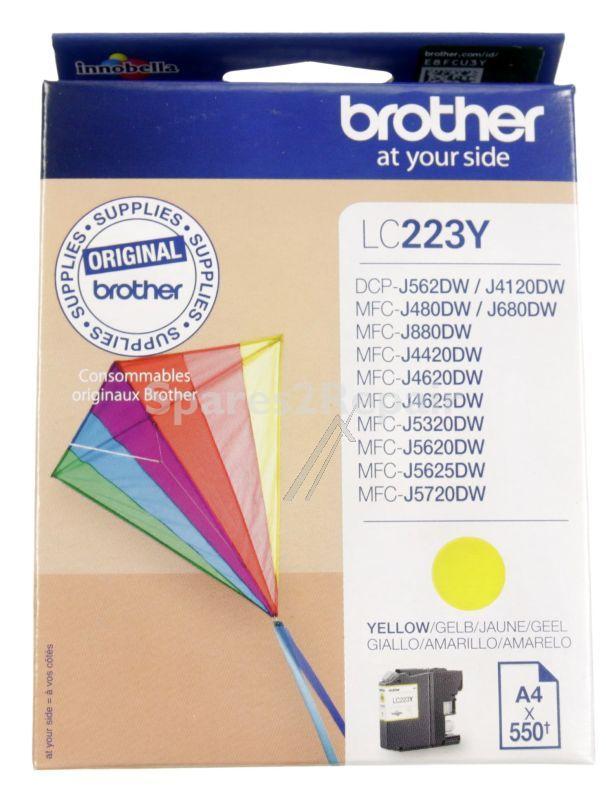 Brother Cartridge - Lc223y Brother Ink Cartridge Yellow 0 55k