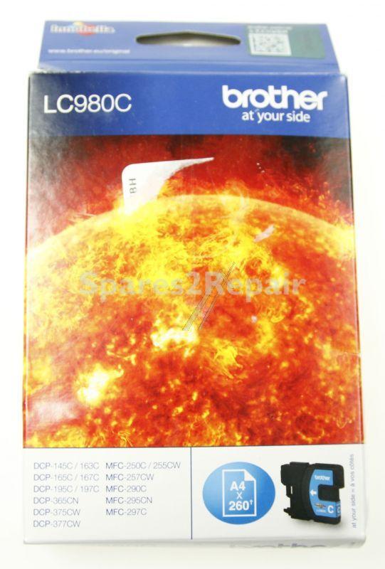 Brother Cartridge - Lc980c Cartridge Cyan Brother Dc P145c-165c 0 30k