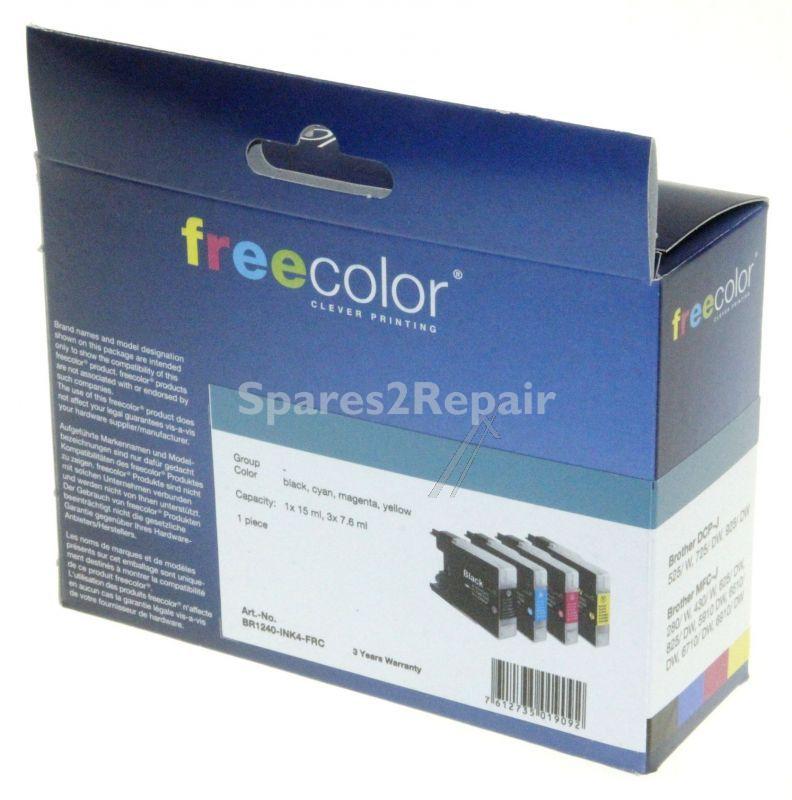 Cartridge - Br1240-ink4-frc K10351f7 Inkjet Multipack For Brother Lc-1240