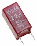 Wima Mks2 Pulse Capacitor - 2,2uf-63v Mks2-capacitor 5,0mm -rohs-konform-