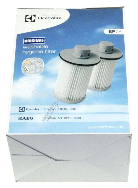 Vacuum Cleaner Filter - Ef78 9001967018 Ef78 Twin Clean Filters X 2 [Electrolux Aeg]