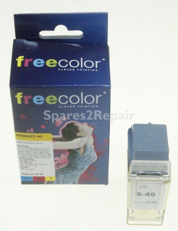 Freecolor Cartridge - Hp49a-ink-frc Ink Cartridge Color For Hp 51649a-49 Co