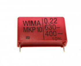Wima Pulse Capacitors - 0 22uf-630v Mkp10-impulskondensator Rm=27 5mm