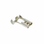Eisenacher Flat Pin Bushing - F515630044 Flat Pin Bushing 6,3mm X 0,8 For 1,5-2,5mm² Steel Nickel-plated Type A With Angled Side Ladder Connection