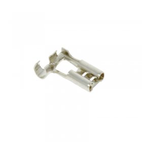 Eisenacher Flat Pin Bushing - F515630044 Flat Pin Bushing 6,3mm X 0,8 For 1,5-2,5mm² Steel Nickel-plated Type A With Angled Side Ladder Connection