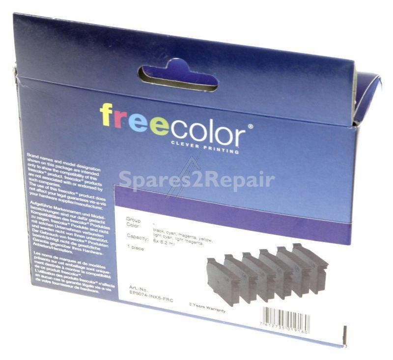 Freecolor Cartridge - Ep8074-ink6-frc K10341f7 Inkjet Color Multipack For Epson T080740