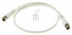 Com White Sat Connecting Cable - F-connecting Cable, 0.5m Class A, Straight, White