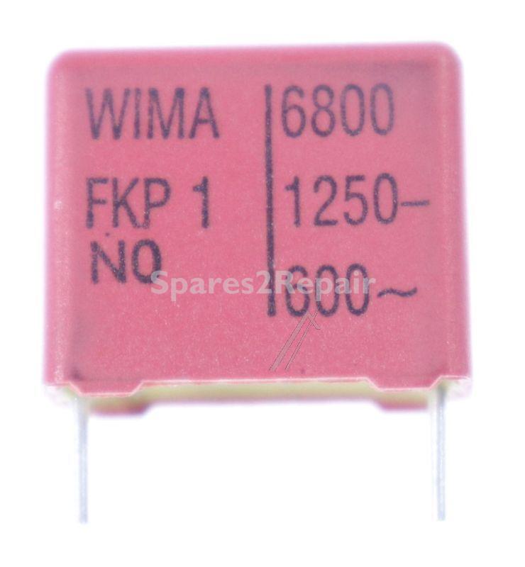 Wima Fkp1 Pulse Capacitor - 6800pf-1250v Fkp1-impulskondensator Rm=15 -rohs-konform-
