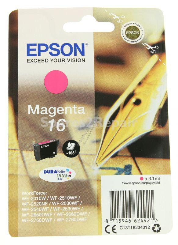 Epson Cartridge - 16 C13t16234012 Cartridge Magenta 3 1ml