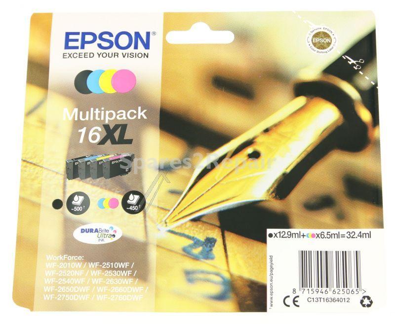 Epson Cartridge - 16xl C13t16364012 Cartridge Multipack Cmyk 32 4ml