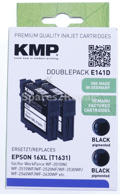 Kmp Cartridge - 1621 4021 E141d Ink Cartridges Black 2x14ml